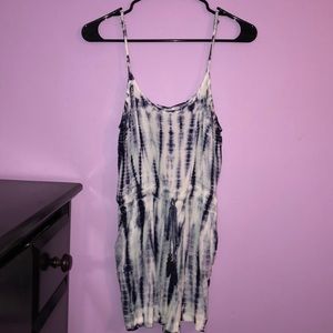 Tye-dye print romper